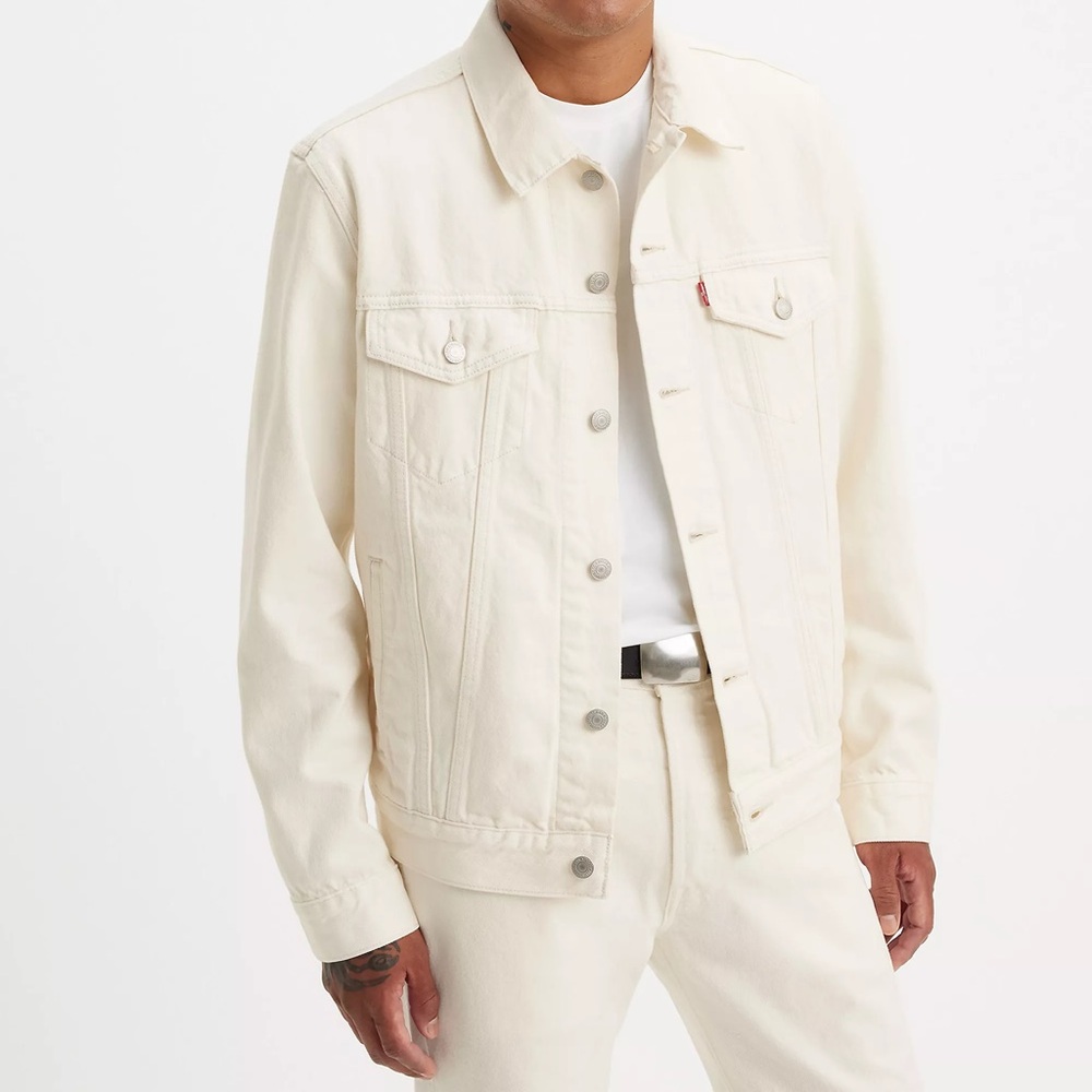 Jacket, Levi's White Denim